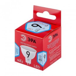 Лампа светодиодная RED LINE LED MR16-9W-840-GU5.3 R 9Вт MR16 софит 4000К нейтр. бел. GU5.3 (уп.10шт) Эра Б0050199
