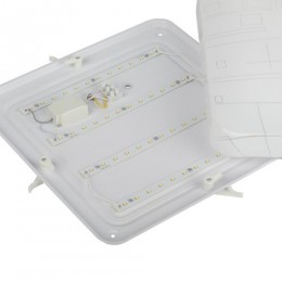 Светильник светодиодный Классик SPB-6-24 Nancy S квадратный потолочный без ДУ ЭРА Б0051093