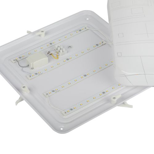 Светильник светодиодный Классик SPB-6-24 Nancy S квадратный потолочный без ДУ ЭРА Б0051093