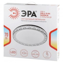 Светильник светодиодный Классик SPB-6-70-RC Savern W 70Вт 3400-5500К потолочный с пультом ДУ ЭРА Б0051097