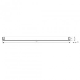 Светильник светодиодный SPO-5-50-6K-M 50Вт 6500К 5500лм 1500х75х25 линейный матов. Эра Б0051770