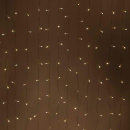 Гирлянда ENIG - 320W дождь/занавес 3х2м 320 LED тепл. бел. 8 режимов 220В IP20 Эра Б0051872