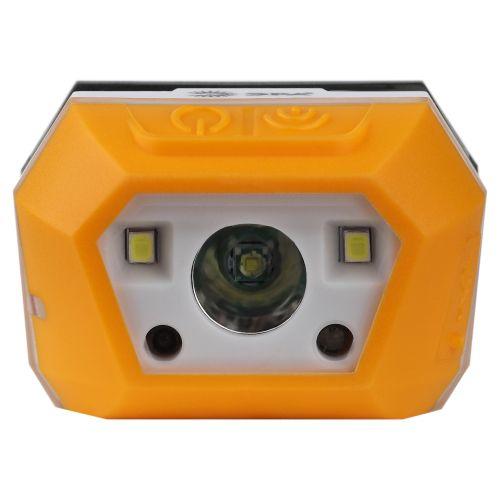 Фонарь аккумуляторный налобный Рабочие Практик GA-810 3Вт сенсорный аккум. micro-USB Эра Б0052318