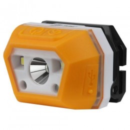 Фонарь аккумуляторный налобный Рабочие Практик GA-810 3Вт сенсорный аккум. micro-USB Эра Б0052318