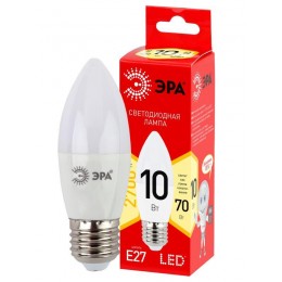 Лампа светодиодная LINE LED B35-10W-827-E27 R B35 10Вт свеча E27 тепл. бел. ЭРА Б0052377