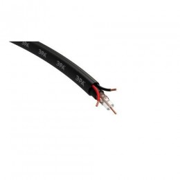 Кабель для аналогового видеонаблюдения K-0.5-PE КВК-П-2+2х0.5кв.мм 200м черн. Эра Б0052733