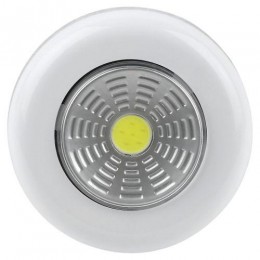 Фонарь светодиодный подсветка SB-101 пушлайт (СОВ 3хААА 1шт в пак.) бел. Трофи Б0052747