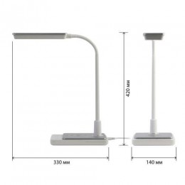 Светильник светодиодный NLED-499-10W-W настольный с основанием бел. ЭРА Б0052776