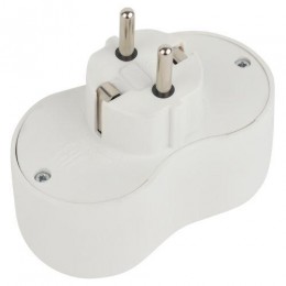 Разветвитель 2-м с заземл. 16А IP20 SPx-2e-W бел. Эра Б0053478