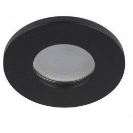 Светильник WR3 BK MR16/GU5.3 IP44 встраив. влагозащ. черн. Эра Б0054367