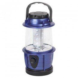 Фонарь кемпинговый KB-101 12LED элементы питания 3хAA (не в компл.) син. металлик Трофи Б0054482