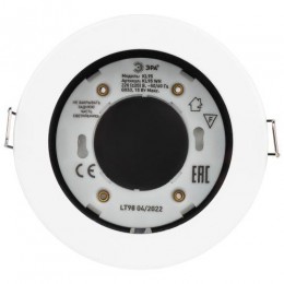 Светильник встраиваемый KL95 WH GX53 IP44 бел. Эра Б0055809