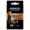 Элемент питания алкалиновый АА 1.5В LR6-4BL Optimum 5014061 (блист.4шт) Duracell Б0056020