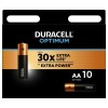 Элемент питания алкалиновый АА 1.5В LR6-10BL Optimum 5014071 (блист.10шт) Duracell Б0056026