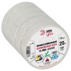 Изолента ПВХ 19ммх20м PRO150WHITE ПВХ 150мкм проф. бел. Эра Б0057288