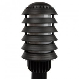 Светильник садово-парковый НТУ 01-60-014 Поллар IP54 E27 max60Вт h650мм напольный черн. ЭРА Б0057487