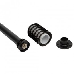 Светильник садово-парковый НТУ 01-60-014 Поллар IP54 E27 max60Вт h650мм напольный черн. ЭРА Б0057487