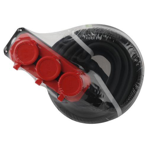 Удлинитель 3х20м с заземл. IP44 КГ 3х1.5 каучук UK-3e-3x1.5-20m-IP44(KG) Эра Б0057581