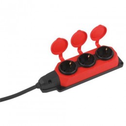 Удлинитель 3х20м с заземл. IP44 КГ 3х1.5 каучук UK-3e-3x1.5-20m-IP44(KG) Эра Б0057581