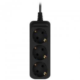 Удлинитель электрический UX-3e-1.5m-B с заземл. 3 розетки 1.5м ПВС 3х0.75кв.мм 10А черн. Эра Б0057721