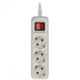 Удлинитель 3х1.5м с заземл. 10А с выкл. ПВС 3х0.75 UX-3es-1.5m Эра Б0057740