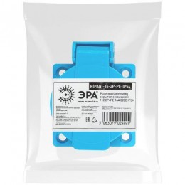 Розетка панельная СП R(PAN)-16-2P-PE-IP54 112 2Р+PЕ 16А 220В IP54 защ. крышка Эра Б0057937
