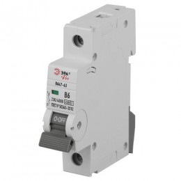 Выключатель автоматический 1п B 6А 4.5кА ВА47-63 PRO ЭРА Б0059367