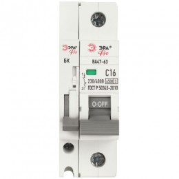 Выключатель автоматический 1п C 16А 4.5кА ВА47-63 PRO ЭРА Б0059407
