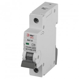 Выключатель автоматический 1п C 20А 4.5кА ВА47-63 PRO ЭРА Б0059408