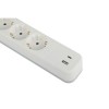 Удлинитель с сетевым фильтром 4х3м с заземл. 10А USF-4es-3m-2xUSBAC-W +2xUSBA+C 3.1A с выкл. с базов. защитой Эра Б0059573