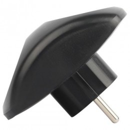 Разветвитель электрический SPx-2-B на 2 розетки без заземл. 10А черн. Эра Б0059720