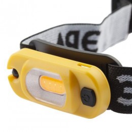 Фонарь аккумуляторный налобный светодиодный рабочий GA-801 мощный яркий 4 режима желт./черн. Эра Б0061089