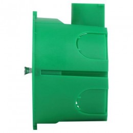 Коробка установочная 68х45мм для твердых стен с саморезами один стыковочный узел IP20 зел. KUTS1-68-45-green Эра Б0061164