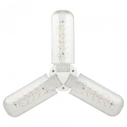 Лампа светодиодная FITO-24W-RB-E27-FOLD 24Вт Е27 3-лепестковая для растений красн./син. спектр Эра Б0061428