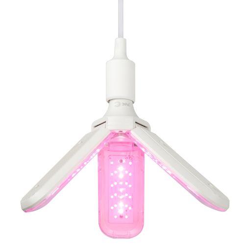 Лампа светодиодная FITO-24W-RB-E27-FOLD 24Вт Е27 3-лепестковая для растений красн./син. спектр Эра Б0061428