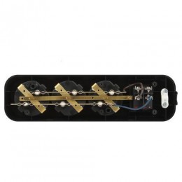 Колодка удлинителя 3-м с заземл. с выключателем черн. KX-3es-B Эра Б0061723