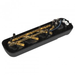 Колодка удлинителя 3-м с заземл. с выключателем черн. KX-3es-B Эра Б0061723