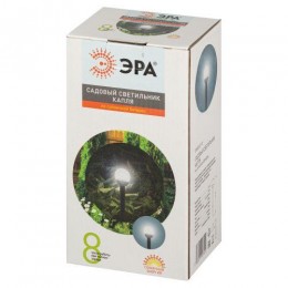 Светильник садовый Капля холодный белый высота 33см 1LED на солнечной батарее Эра Б0062363