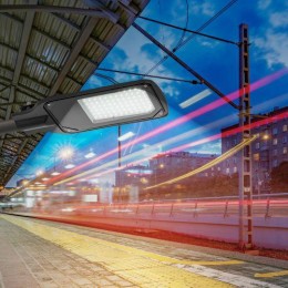 Светильник светодиодный SPP-504-0-50K-050 50Вт 5000К IP65 5000лм КСС Д DOB SMD 48мм уличный черн. Эра Б0062692