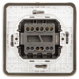 Выключатель Эксперт 11-1524-01 двойн. IP55 10АХ-250В СУ бел. Эра Б0063271