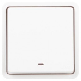 Выключатель Эксперт 11-1522-01 с подсветкой IP55 10АХ-250В СУ бел. Эра Б0063279