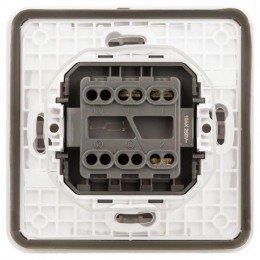 Переключатель Эксперт 11-1523-01 IP55 10АХ-250В СУ бел. Эра Б0063300