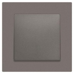 Выключатель 1-кл. СП Accent 6-101-09 10А IP20 250В AL/CU титан Intro Б0063440