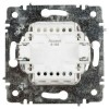 Выключатель 1-кл. СП Accent 6-102-01 10А IP20 250В с подсветкой AL/CU бел. Intro Б0063445