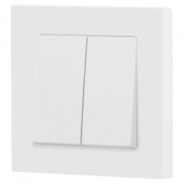 Выключатель 2-кл. СП Accent 6-104-01М 10А IP20 250В AL/CU бел. матов. Intro Б0063456