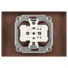 Розетка 2-м СП Accent 6-204-05 16А IP20 250В 2P AL/CU антрацит Intro Б0063465