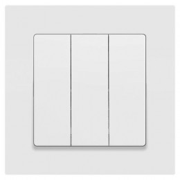 Выключатель 3-кл. СП Accent 6-106-01М 10А IP20 250В AL/CU бел. матов. Intro Б0063532