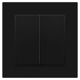 Переключатель 2-кл. СП Accent 6-107-05 10А IP20 250В AL/CU антрацит Intro Б0063564