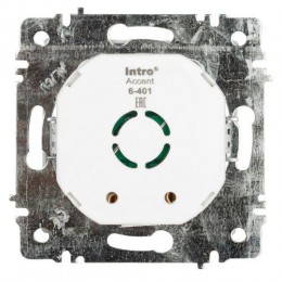 Светорегулятор поворотный СП Accent 6-401-01 600Вт 230В IP20 бел. Intro Б0063668