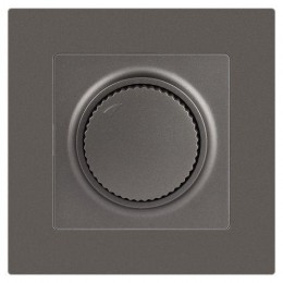 Светорегулятор поворотный СП Accent 6-401-09 600Вт 230В IP20 титан Intro Б0063685